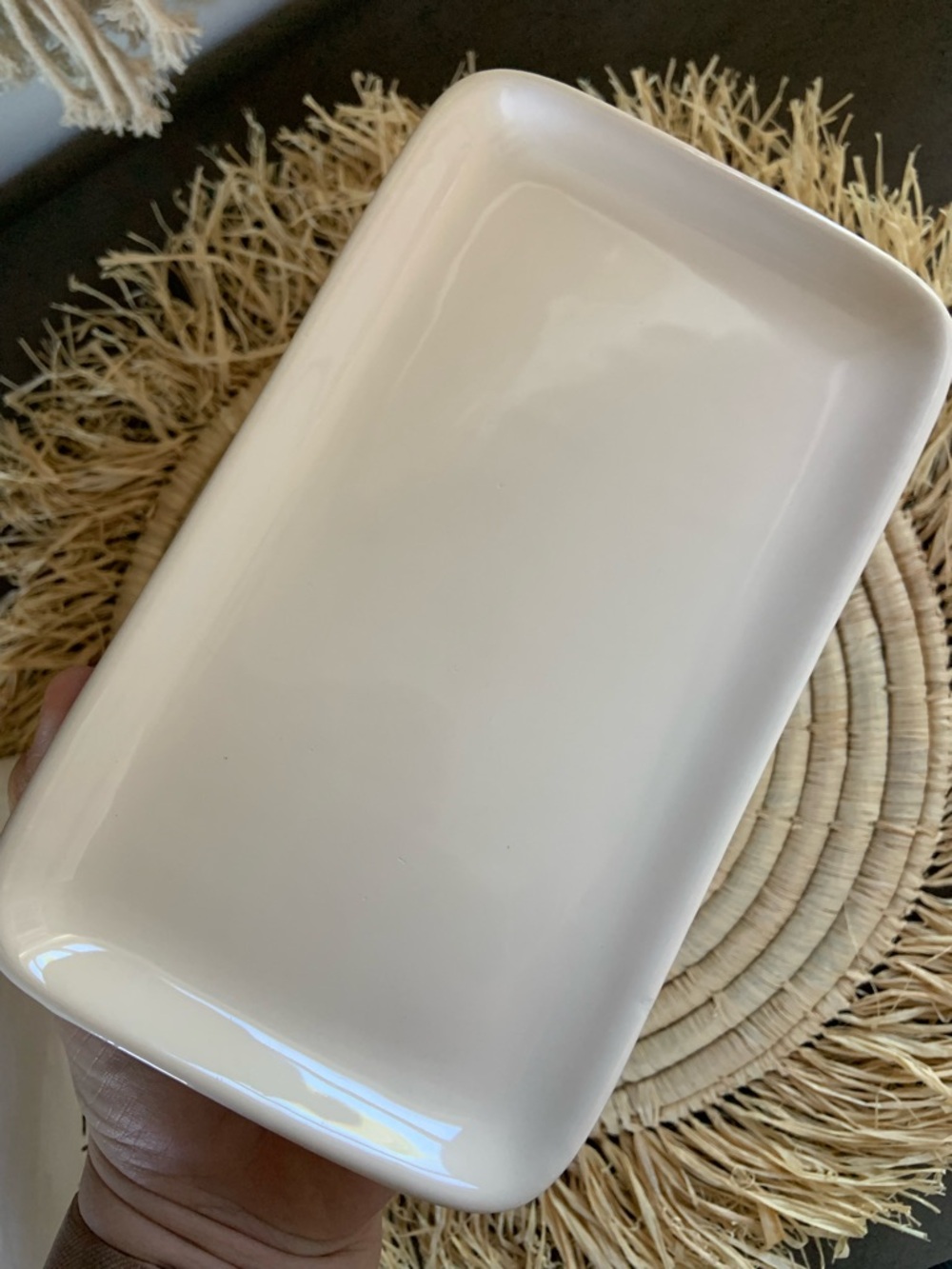 RAE DUNN BUTTER Clay LL Butter Dish - Picture 5 of 14